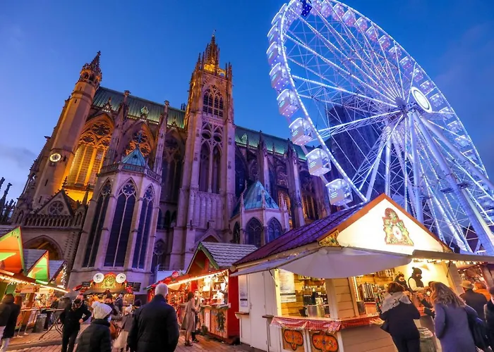 First Modern Studio/ Balcony/ Free Car Park/ 2p * Metz